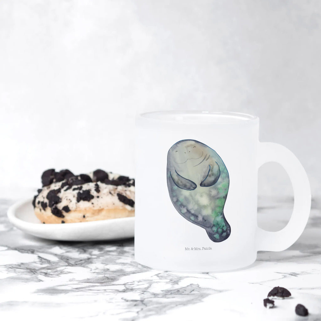 Filiżanka do herbaty morska krowa Szczęśliwy Zwierzeta morskie, Morze, Wakacje