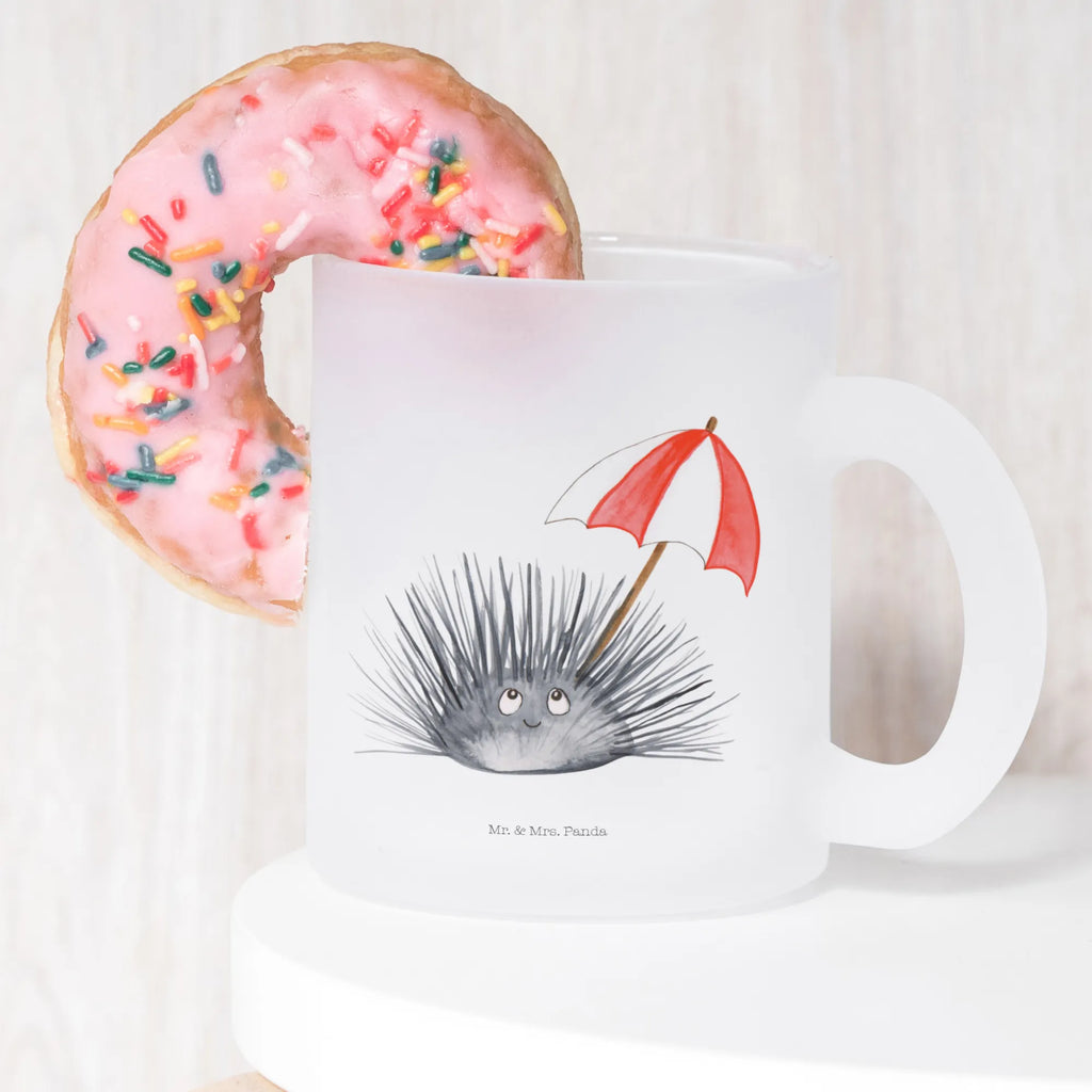 Glass tea cup Sea urchins Tea cup, mug, tea, glass, tea glass, Seafood, aquatic animals, ocean, sea, fish, shells, corals, reef, whale, narwhal, sea urchin, lobster, platypus, turtle, manatee, crocodile, orca, shrimp, gifts for seafood lovers, water world, underwater animals, underwater world, vacation, deep sea, seafood fans, gift ideas, seafood decoration, seafood posters, sea urchins, mindfulness, self-love, here and now, living, life, self-acceptance