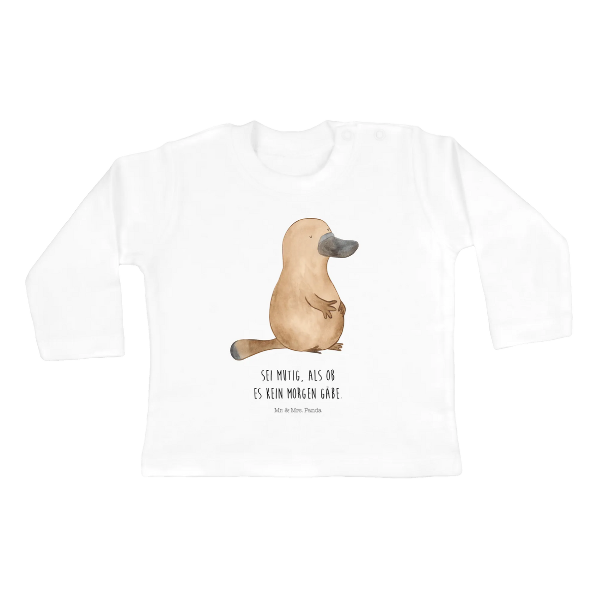Baby Longsleeve Schnabeltier Mut