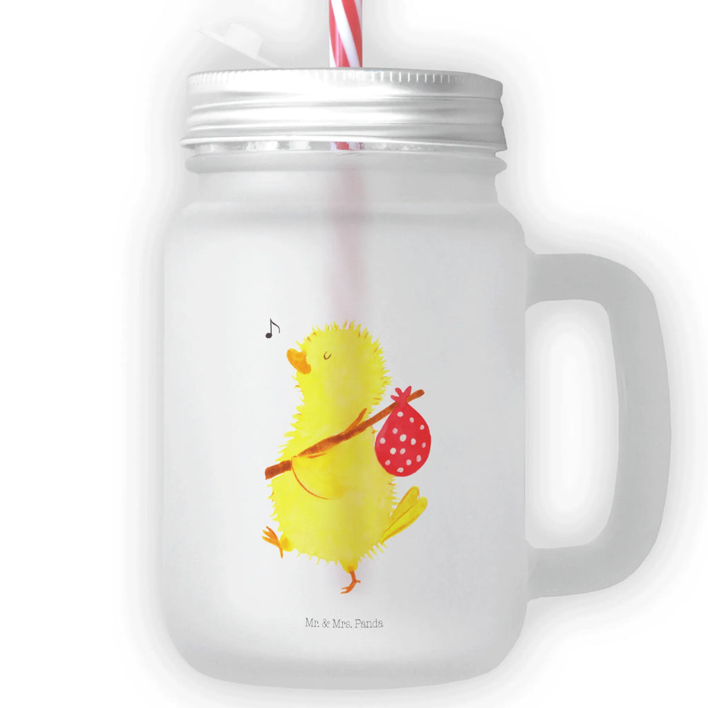 Mason jar drinking glass chick wander glass, summer glass, cocktail glass, preserving glass, drinking glass, handle glass, Mason Jar, Easter, Easter bunny, joy, happy Easter, travelling, time management, Easter greetings, nonsense, spring fever, greetings, time, Easter egg, chick, globetrotters, backpacker, egg, Easter eggs, miracles, love