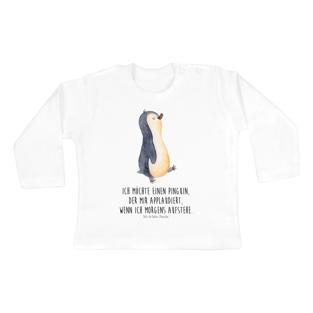 Longsleeve dla niemowląt 12-18 miesięcy Pingwin maszerować Jungen, Kleidung, Langarm, Mädchen, Bio, Baby, Pinguin, Frühaufsteher, Familie, Bruder, Pinguine, Schwester, Langschläfer