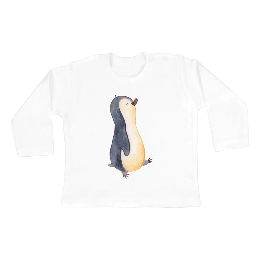 Longsleeve dla niemowląt 12-18 miesięcy Pingwin maszerować Jungen, Kleidung, Langarm, Mädchen, Bio, Baby, Pinguin, Frühaufsteher, Familie, Bruder, Pinguine, Schwester, Langschläfer