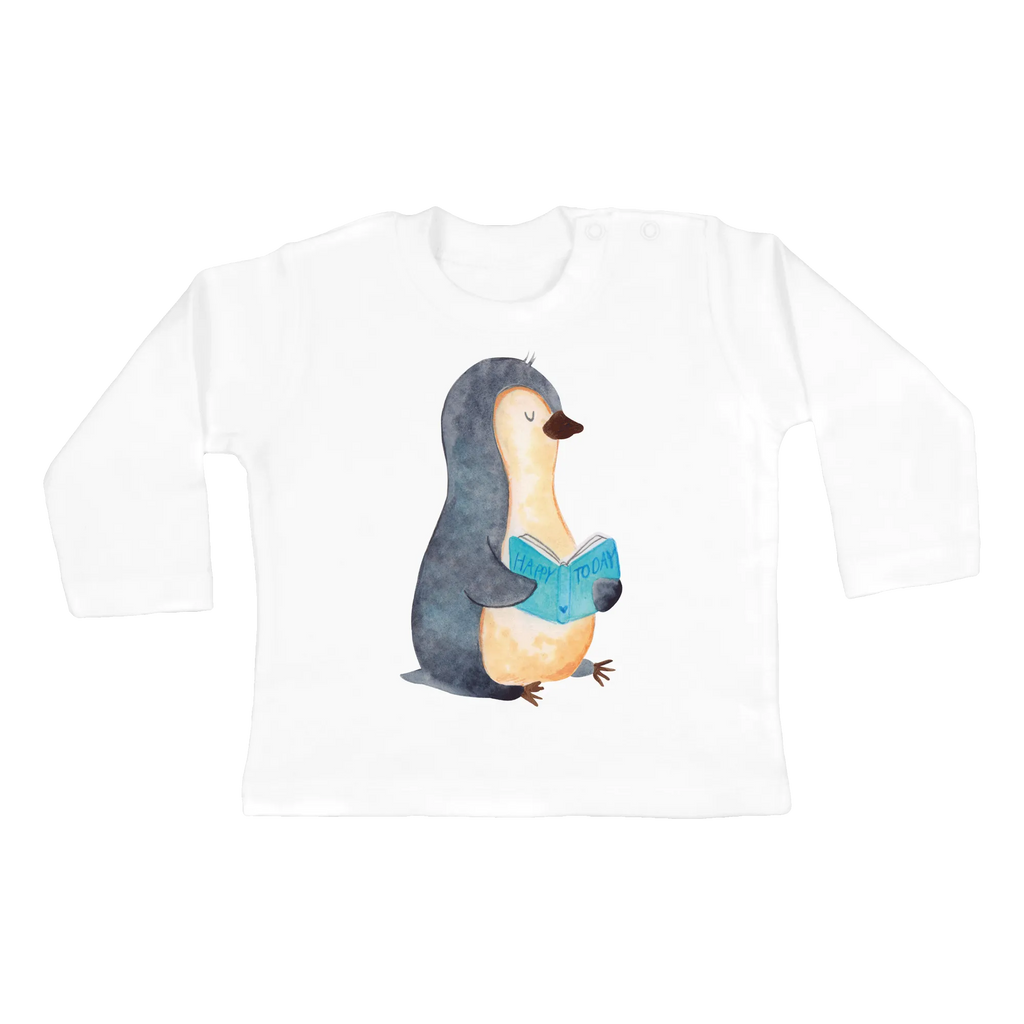Longsleeve dla niemowląt 12-18 miesięcy pingwin książka Mädchen, Langarm, Kleidung, Bio, Baby, Jungen, Pinguin, Pinguine, Faulenzen, Buch, Urlaub, Ferien, Bücherwurm, Freizeit, Nichtstun, Lesen