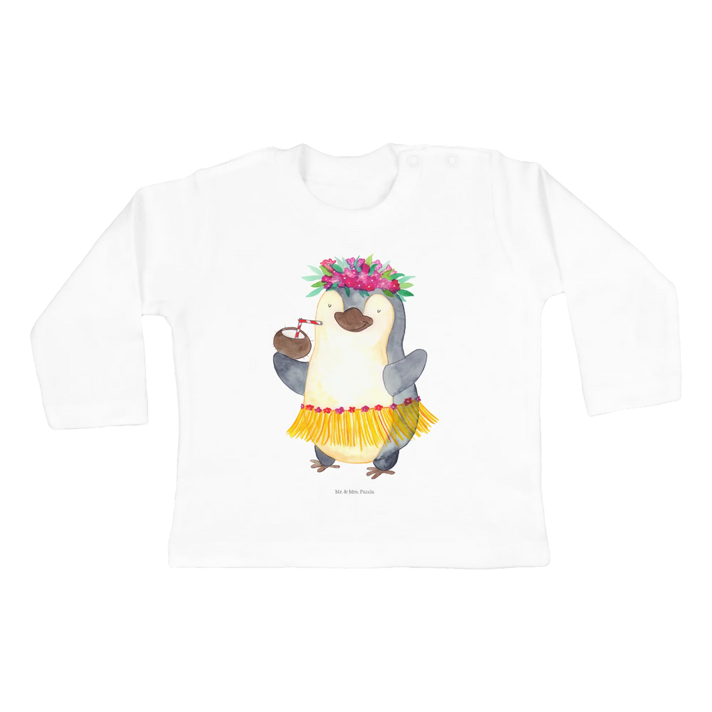 Baby long-sleeve Penguin coconut Langarm, Kleidung, Bio, Baby Shower, Pinguin, Hawaii, Pinguine, Kokosnuss, Urlaub, Aloha