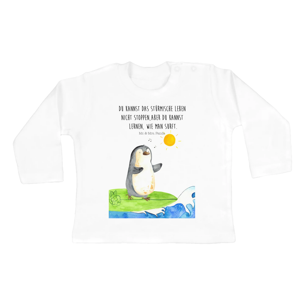 Baby long-sleeve Penguin surfer Baby Shower, Bio, Kleidung, Langarm, Pinguin, Hawaii, Surfen, Pinguine, Wellen, Surfer, Urlaub, Wellen Reiten, Portugal