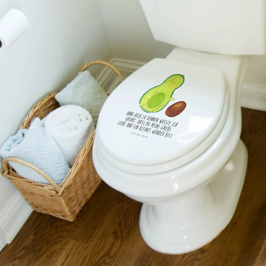 Motiv WC Sitz Avocado Kern rollt Toilettendeckel, Klobrille, WC-Sitz, Klodeckel, Toilette, Avocado, Veggie, Vegan, Gesund, Baby, Babyparty, zur Geburt, große Liebe, Geburt, Avocados, Schwanger, Love, Schwangerschaft, Kind, Säugling, erstes Kind, Geburtstag, Liebe