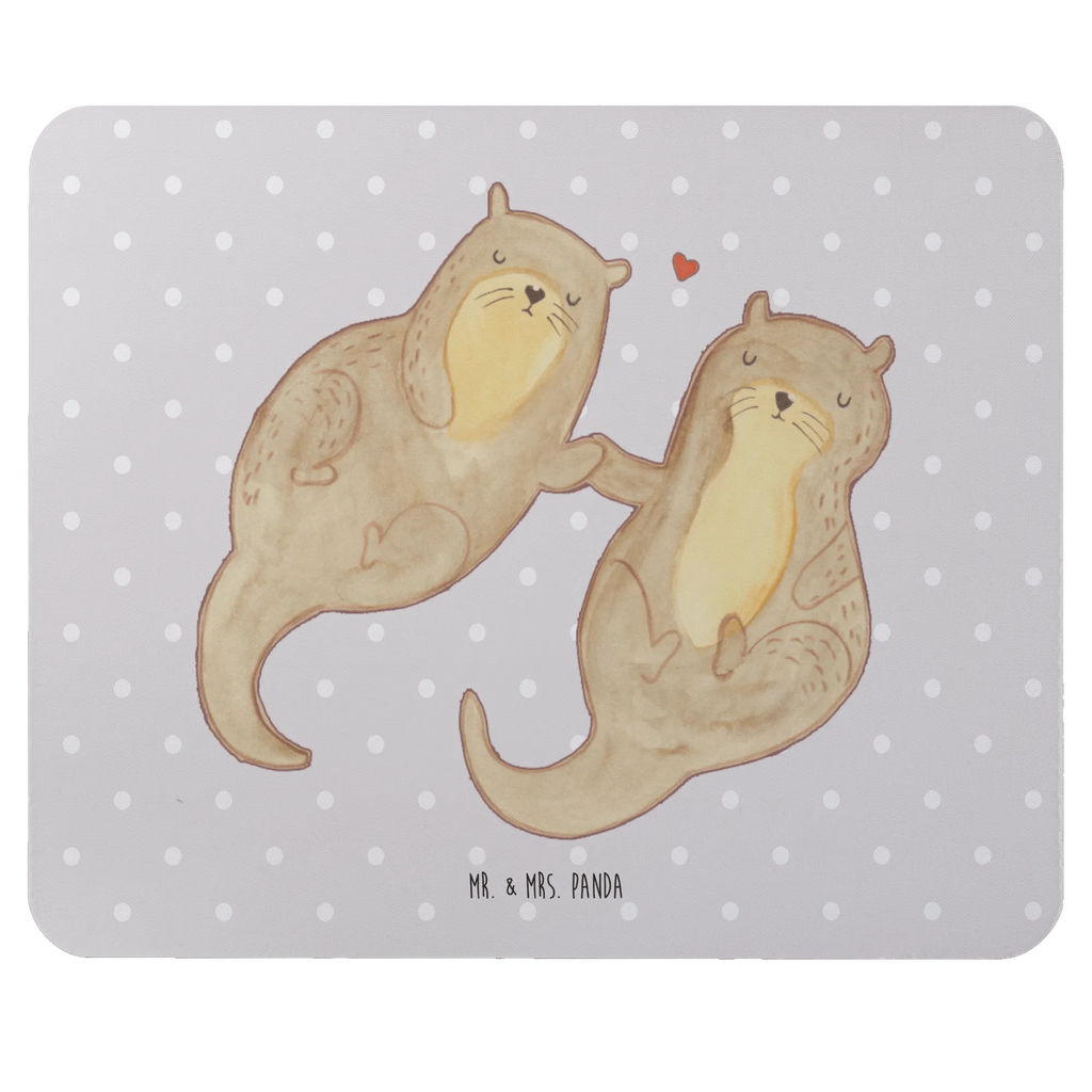 Podkładka pod mysz wydra trzymać się za ręce Büroausstattung, Designer Mauspad, PC Zubehör, Mauspad Büro, Einzigartiges Mauspad, Mauspad, Mausunterlage, Mousepad, Computer zubehör, Arbeitszimmer, Otter, Fischotter, Seeotter, Otter Seeotter See Otter