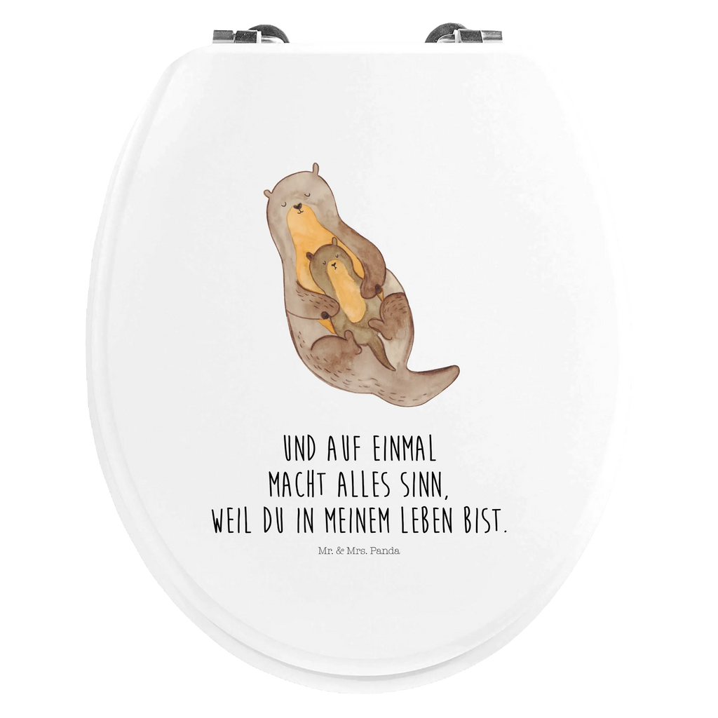 Motiv WC Sitz Otter Kind Klobrille, WC-Sitz, Klodeckel, Toilette, Toilettendeckel, Otter, Fischotter, Seeotter, Otter Seeotter See Otter