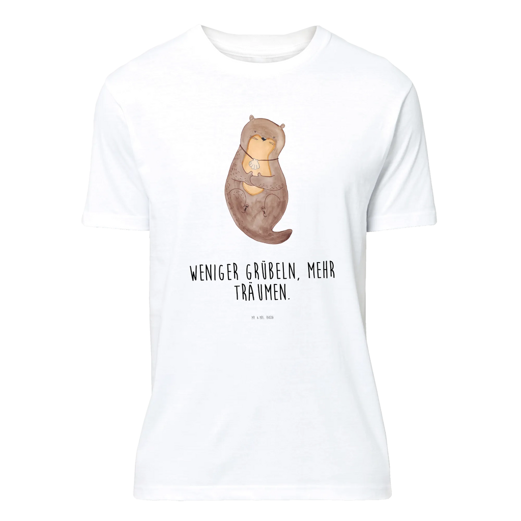 T-shirt otter shell Jubiläum, Damen, Herrn, Tshirt, Junggesellenabschied, T-Shirt mit Spruch, Schlafshirt, Geburstag, Shirt, Lustiges T-Shirt, T-Shirt, Nachthemd, Otter, Seeotter, Fischotter, Grübeln, Träumen, Otterliebe, Motivation, Büro, Tagträumen