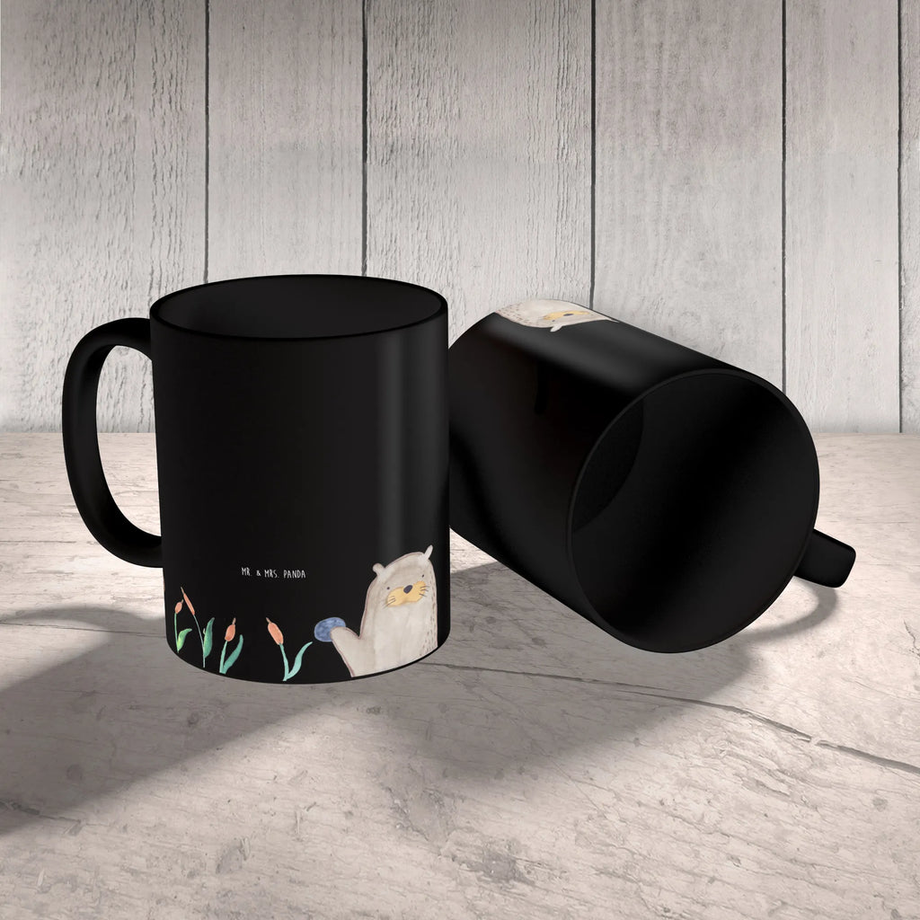 Kubek wydra kamień Kuna, wydra, morska wydra