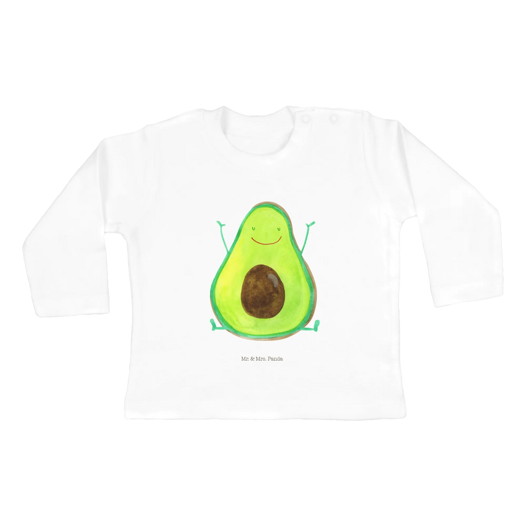 Baby Longsleeve Avocado Happy Langarm, Bio, Kleidung, Baby Shower, Veggie, Vegan, Gesund, Avocado, Chaos