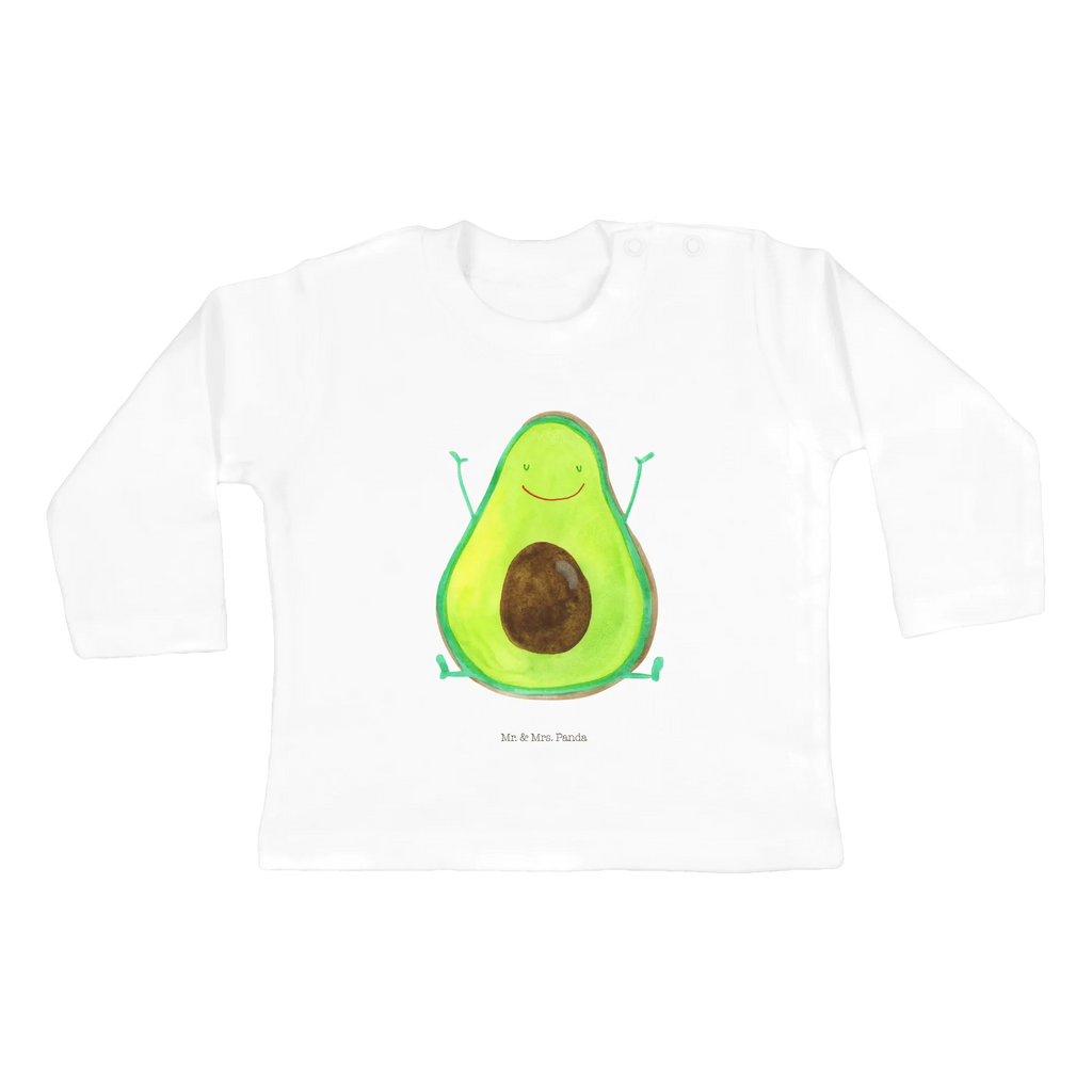 Baby Longsleeve Avocado Happy Langarm, Bio, Kleidung, Baby Shower, Veggie, Vegan, Gesund, Avocado, Chaos