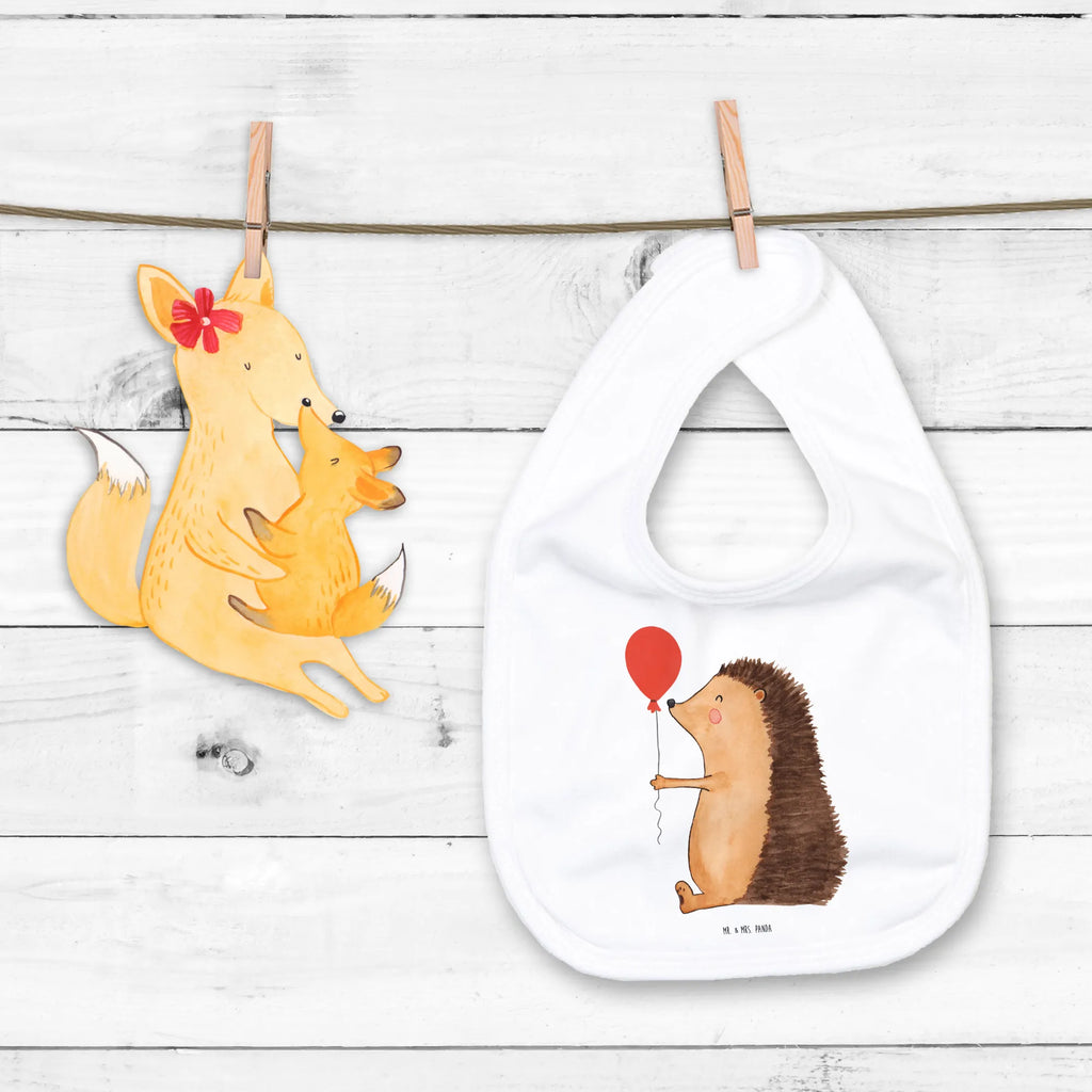 Bib Hedgehog balloon baby party, drool bib, spit cloth, baby shower, baby bib, toddler, small animals, cute, funny, cute animal motives, hand drawn, small world, funny sayings, good mood, happy, gifts, gift ideas, special gifts, animal lover, card, Happy Birthday, Balloon, hedgehog, Birthday, Birthday Child