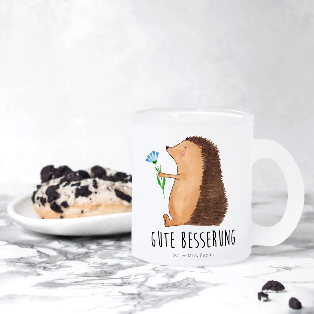 Glass tea cup Hedgehog Flower Teeglas, Große Teetasse, becher für tee, Becher, Tasse Für Tee, Tasse, Teetasse Glas, Tee Tasse, Trinkglas, tasse glas, Teegläser, getränkeglas, Teetasse, Glasbecher, Glas Teebecher, becher glas, glastasse, Teetasse aus Glas, Lustige Sprüche, Tiere, Tiermotive, Gute Laune, Genesungswünsche, Krankenhaus, krank, Gute Besserung, Besuch, Igel, Krankheit