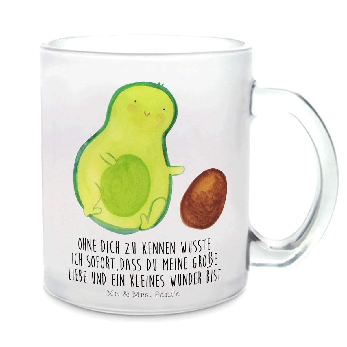 Teetasse Avocado Kern rollt