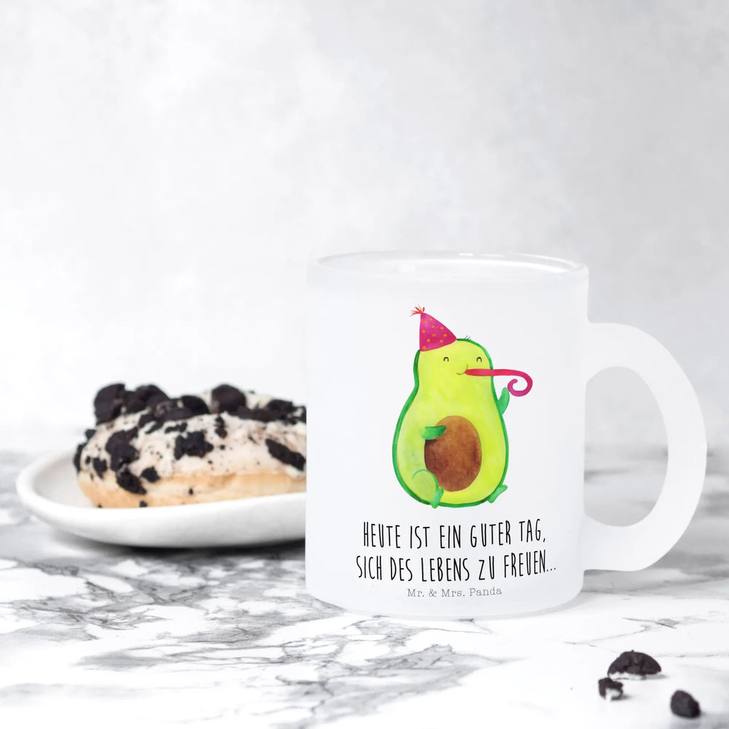 Glass tea cup avocado party glass, mug, Tea cup, tea glass, tea, avocado, vegetables, jubilee, company celebration, happy birthday, school graduation, graduation, party, anniversary, celebration, Abi, exam, passed, birthday celebration, avocados, class celebration, birthday, favorite day