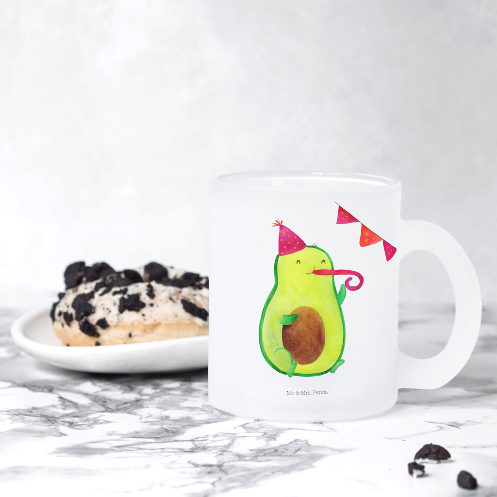 Glass tea cup avocado party glass, mug, Tea cup, tea glass, tea, avocado, vegetables, jubilee, company celebration, happy birthday, school graduation, graduation, party, anniversary, celebration, Abi, exam, passed, birthday celebration, avocados, class celebration, birthday, favorite day