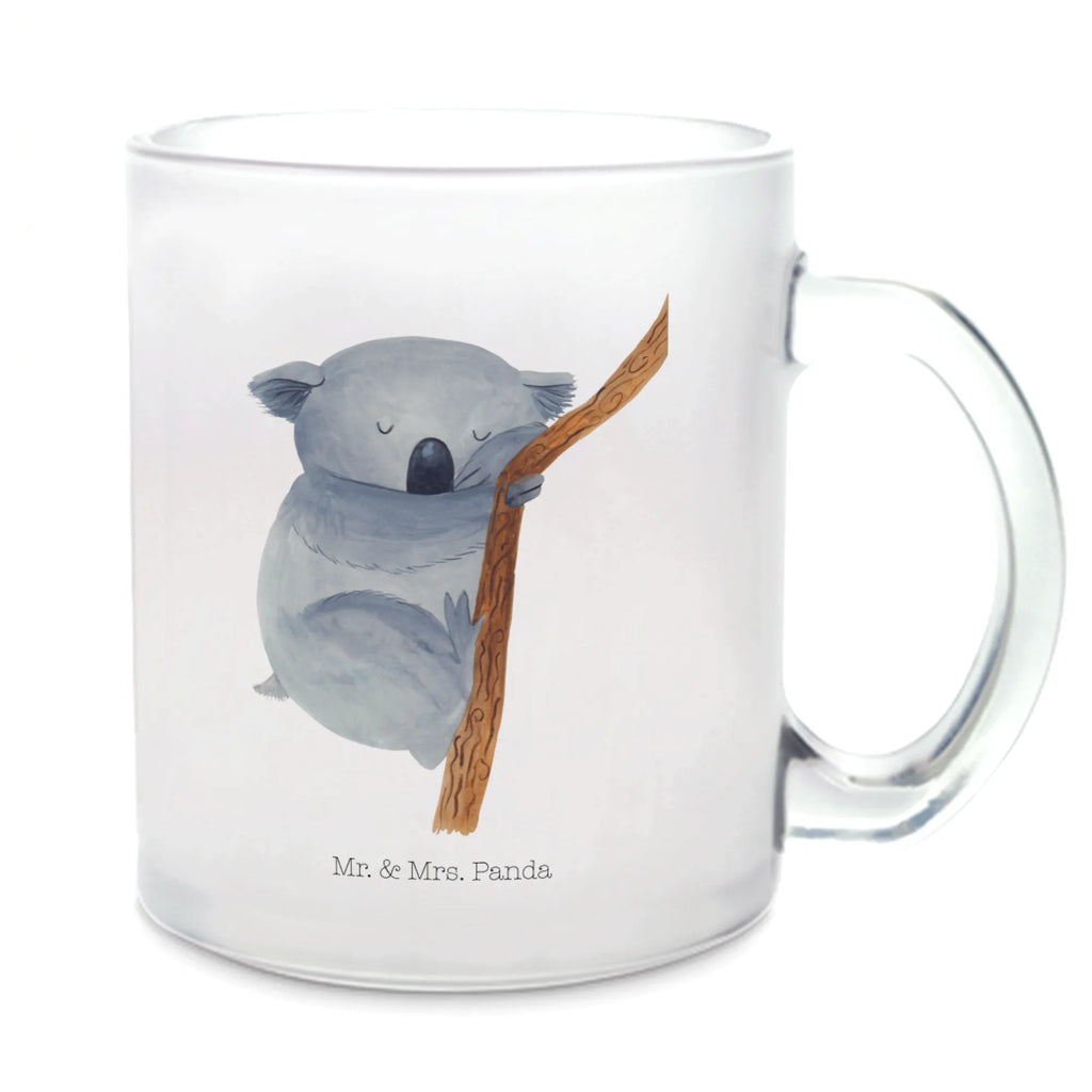 Filiżanka do herbaty Koala Glasbecher, Teetasse, Teetasse aus Glas, Teetasse Glas, tasse glas, Tasse Für Tee, Tasse, getränkeglas, Große Teetasse, Glas Teebecher, glastasse, Teeglas, Becher, Teegläser, Tee Tasse, becher glas, Trinkglas, becher für tee, Lustige Sprüche, Tiere, Tiermotive, Gute Laune, Schlafzimmer, Traum, Koalabär, Bär, Koala, Traumland, Träumen, schlafen
