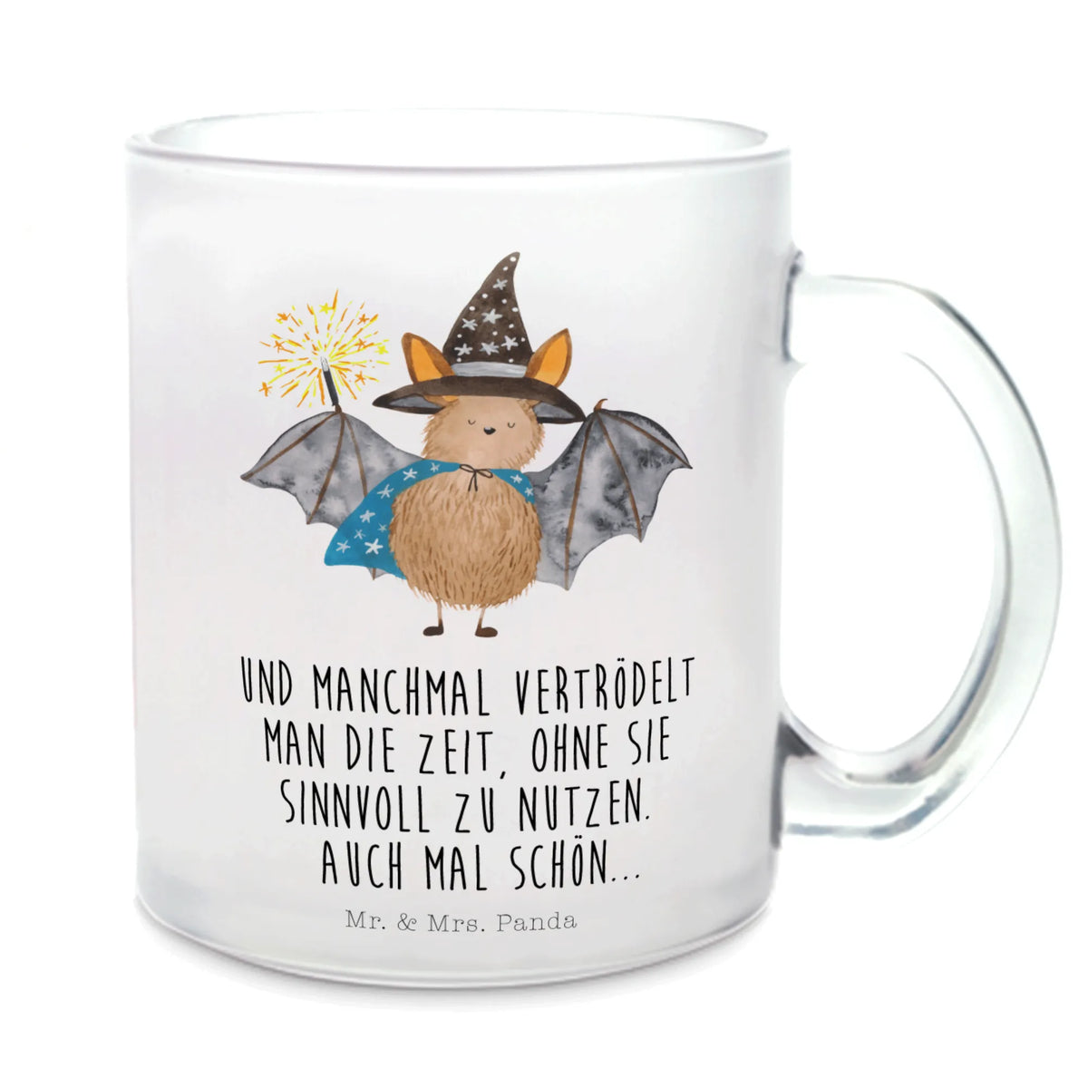 Teetasse Fledermaus Zauberer getränkeglas, Teetasse Glas, Glasbecher, glastasse, Henkeltasse, Teetasse, Häferl, Haferl, Glas Teebecher, getränkebecher, Tee Tasse, Teetasse aus Glas, Teeglas, Kakaotasse, Motivtasse, Henkelbecher, Pott, Trinkglas, Lustige Sprüche, Tiere, Tiermotive, Gute Laune, Frauen, Magier, Fledermäuse, Fledermaus, Zauberer, Reinsteigern