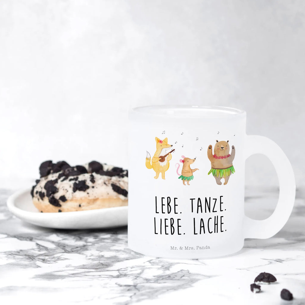 Teetasse Waldtiere Aloha Teetasse aus Glas, becher für tee, Teegläser, Große Teetasse, Glas Teebecher, Trinkglas, Teeglas, Teetasse, tasse glas, glastasse, Teetasse Glas, Glasbecher, Tasse, Becher, Tasse Für Tee, getränkeglas, Tee Tasse, becher glas, Lustige Sprüche, Tiere, Tiermotive, Gute Laune, Igel, Bär, Tanzen, Aloha, Lachen, Wald, Waldtiere, Hase, Musik, Leben