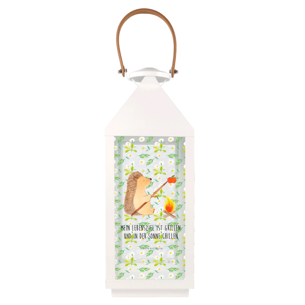 Decorative lantern Hedgehog grilling small animals, cute, funny, cute animal motives, hand drawn, small world, funny sayings, good mood, happy, gifts, gift ideas, special gifts, animal lover, card, hedgehog, barbecue, motivation, goals, saying, unemployed, meaning of life