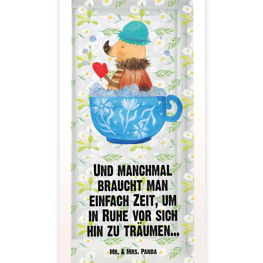 Decorative lantern Moth foam bath small animals, cute, funny, cute animal motives, hand drawn, small world, funny sayings, good mood, happy, gifts, gift ideas, special gifts, animal lover, card, WC, bath, dreamy, goals, time management, bathing, dreaming, cup, bubble bath, bathroom, bathroom decoration, Moth