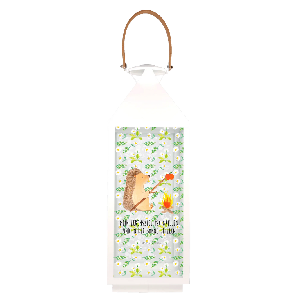 Decorative lantern Hedgehog grilling small animals, cute, funny, cute animal motives, hand drawn, small world, funny sayings, good mood, happy, gifts, gift ideas, special gifts, animal lover, card, hedgehog, barbecue, motivation, goals, saying, unemployed, meaning of life