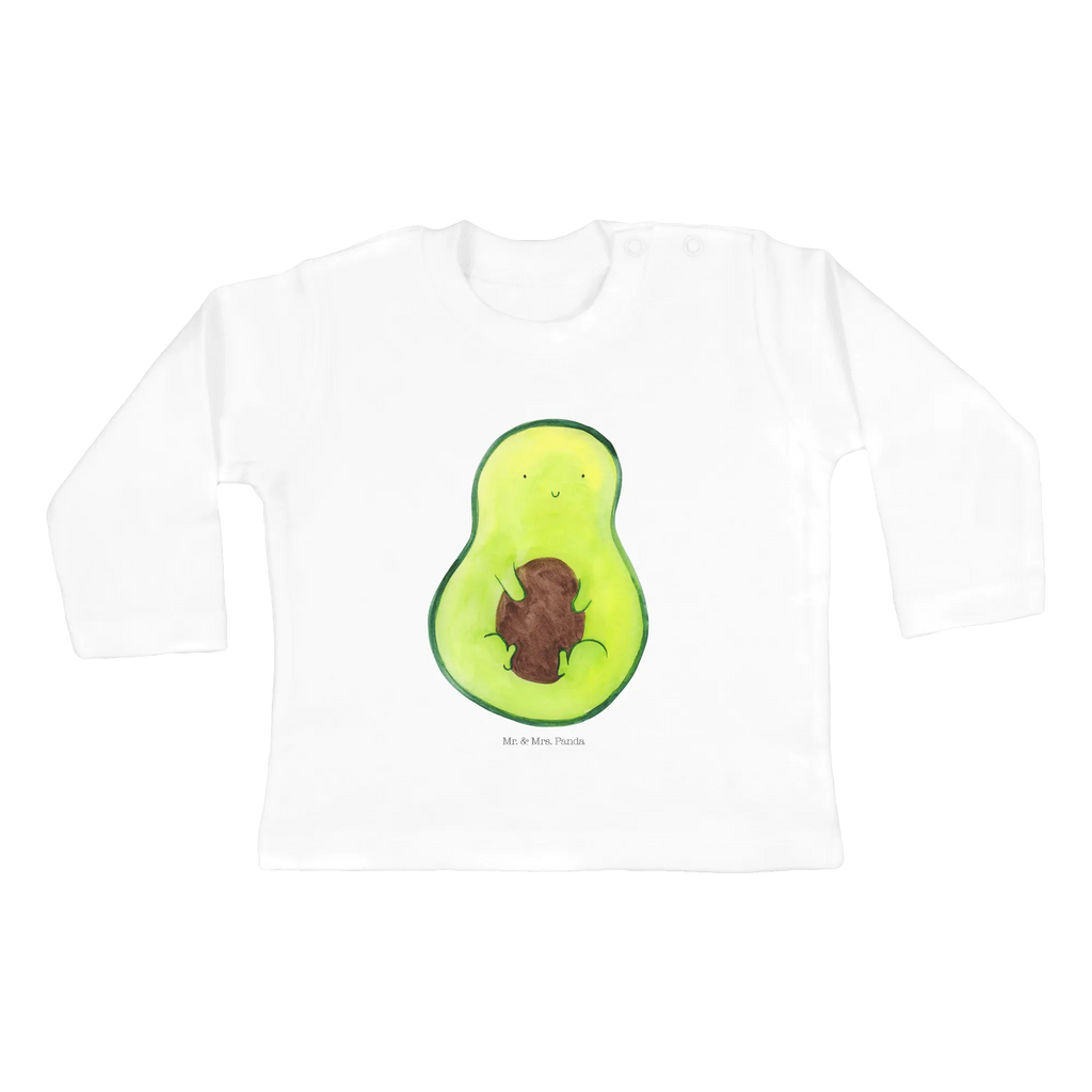 Baby long-sleeve avocado core Kleidung, Langarm, Baby Shower, Bio, Veggie, Vegan, Gesund, Avocado, Avokado, Kern, Avocadokern, Pflanze, Spruch Leben