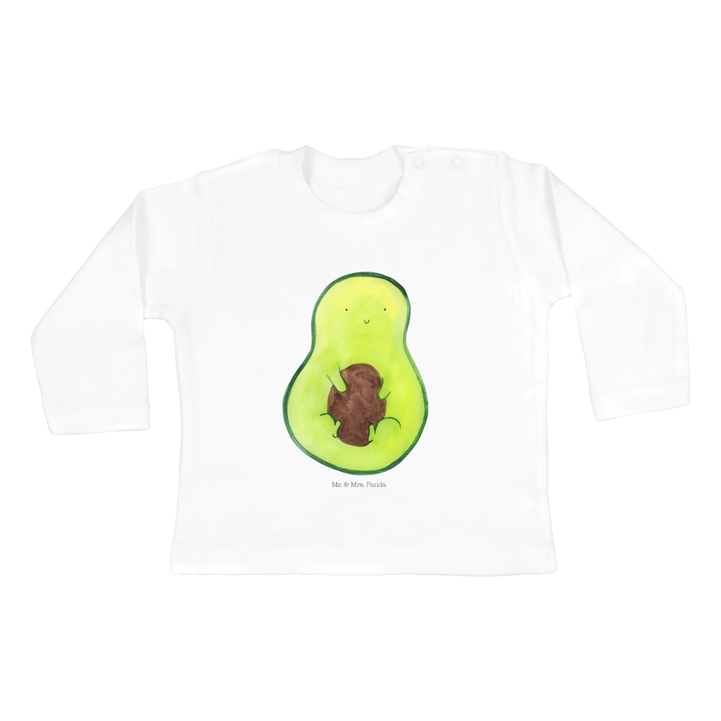 Baby long-sleeve avocado core Kleidung, Langarm, Baby Shower, Bio, Veggie, Vegan, Gesund, Avocado, Avokado, Kern, Avocadokern, Pflanze, Spruch Leben