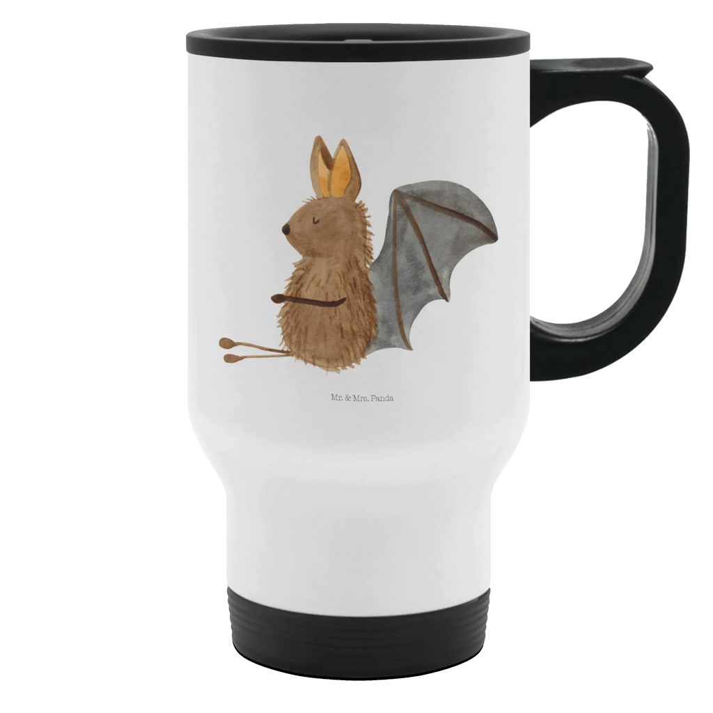 Insulated mug bat Sit travel mug, travel coffee mug, To Go mug, Coffee mug, Thermo mug, Insulated mug, Thermo cup, small animals, cute, funny, cute animal motives, hand drawn, small world, funny sayings, good mood, happy, gifts, gift ideas, special gifts, animal lover, card, relax, bats, bat, motivation