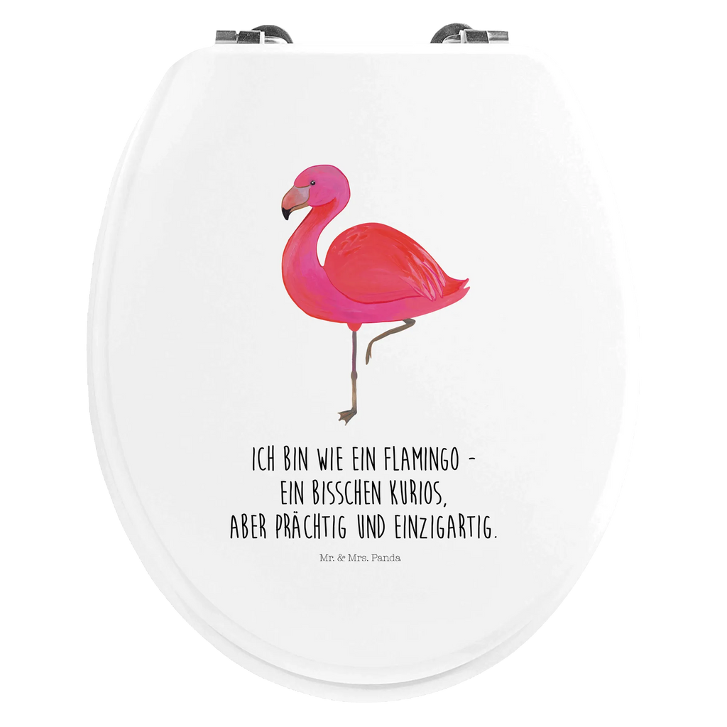 Motiv WC deska sedesowa Flamingo Klasyczny Toilettendeckel, WC-Sitz, Klobrille, Klodeckel, Toilette, Flamingo, Außenseiter, Einzigartig, Geschwister, Freundin, Tochter, ich, Stolz, Spruch, Freundinnen, Selbstliebe, für mich, Sohn