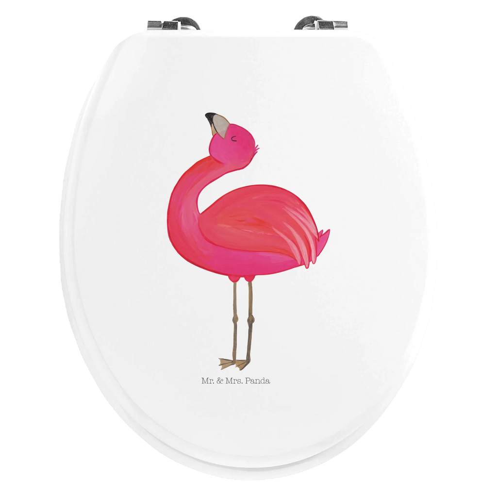 Motiv WC Sitz Flamingo Stolz Toilettendeckel, WC-Sitz, Toilette, Klobrille, Klodeckel, Flamingo, stolz, Mama, Selbstakzeptanz, Schwester, beste Freundin, Freundin, Tochter, Selbstliebe, Freude