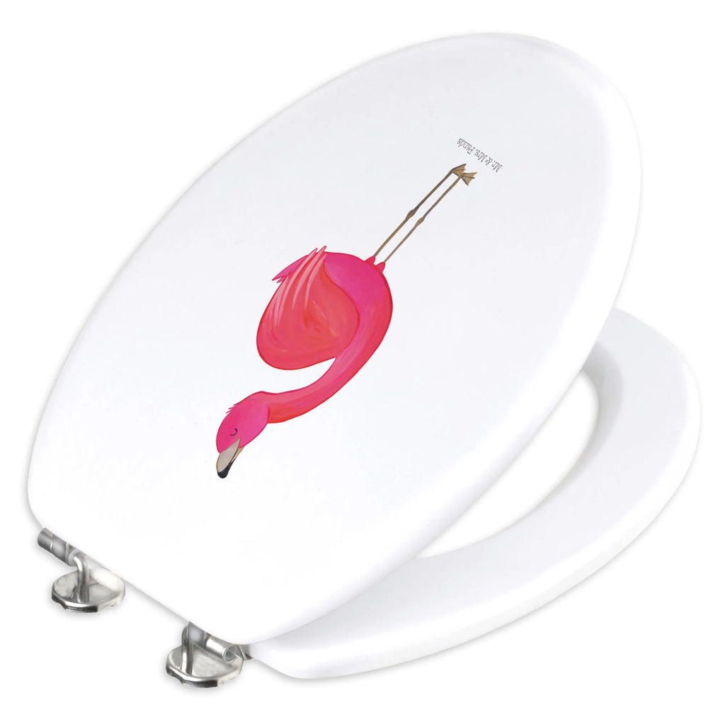 Motiv WC Sitz Flamingo Stolz Toilettendeckel, WC-Sitz, Toilette, Klobrille, Klodeckel, Flamingo, stolz, Mama, Selbstakzeptanz, Schwester, beste Freundin, Freundin, Tochter, Selbstliebe, Freude