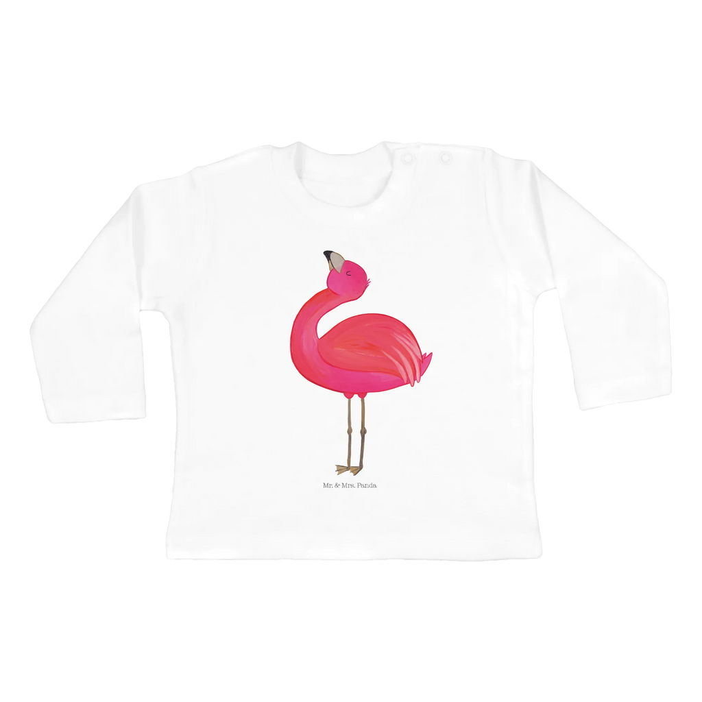Baby long-sleeve flamingo Proud Jungen, Mädchen, Baby, Langarm, Kleidung, Bio, Flamingo, Selbstakzeptanz, Selbstliebe, Freundin, Freude, Tochter, stolz, Schwester, beste Freundin, Mama