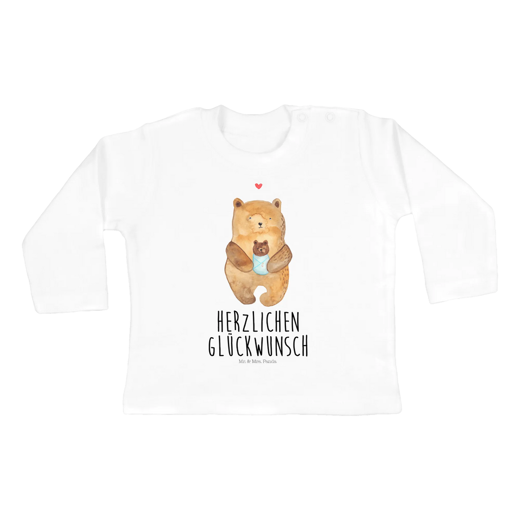 Baby long-sleeve bear infant Kleidung, Langarm, Baby Shower, Bio, Teddy, Bär, Teddybär, Eltern, Täufling, Neffe, Enkelin, Baby, Nichte, Geburt, Taufe, Geburtstag, Mutter, Glückwunsch, Enkel
