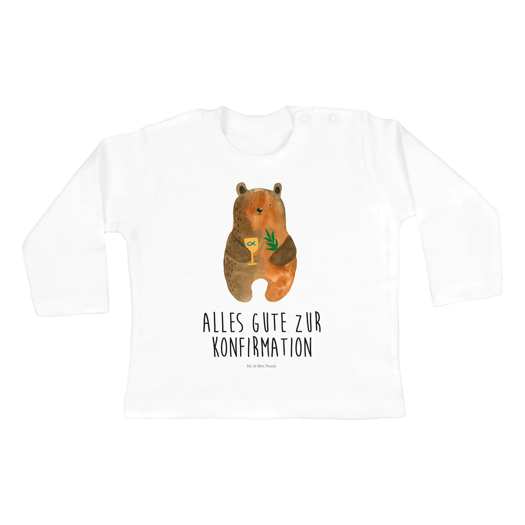 Baby long-sleeve bear confirmation Kleidung, Bio, Langarm, Baby Shower, Teddy, Bär, Teddybär, Evangelisch, Kirche, Gottesdienst, Konfirmation