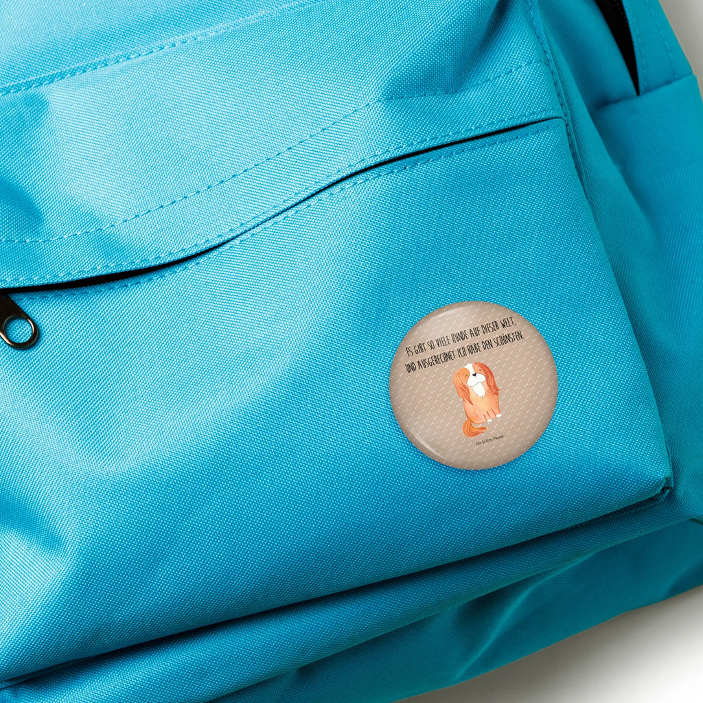 Button Dog Cavalier King Charles Spaniel Lapel Pin, Pin, 50mm Button, Button, dog, mutt, hound, woof, dog mama, dog breed, love dogs, love for dogs, dog decorative items, bag with dog print, funny gifts for dog owners, what do you give a dog lover, Christmas gifts for dogs, gifts for dogs, dog sayings, Sayings, Cavalier King Charles Spaniel, Spaniel, most beautiful dog, Dog, Cocker Spaniel