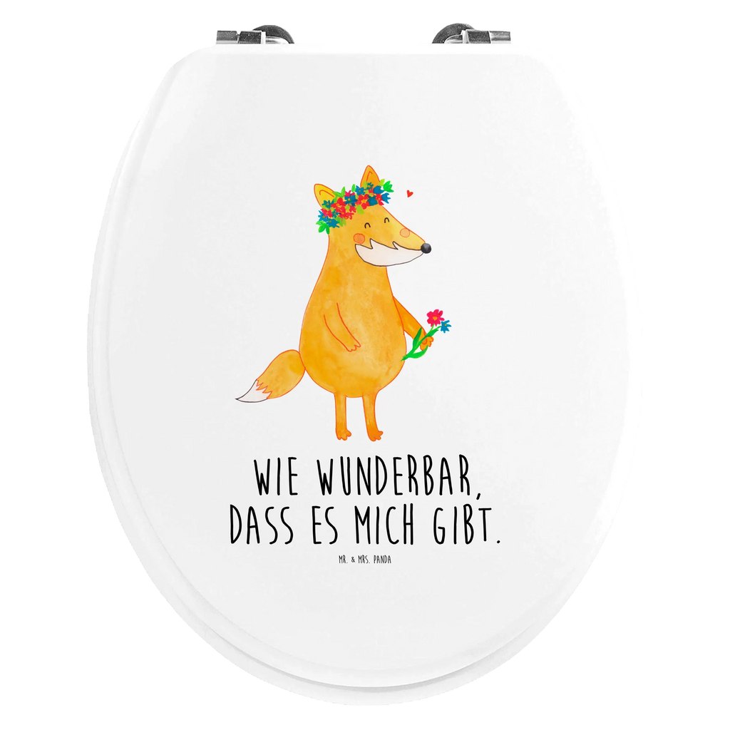 Motiv WC Sitz Fuchs Blumen Toilettendeckel, Klobrille, Toilette, Klodeckel, WC-Sitz, Fuchs, Blumenmädchen, Selbstliebe, Fox, Motivation, mich, Blumen, Fuchsmädchen, Liebesbeweis, Füchse, Freude, Liebe, Freundinnen, Blume, Freundin, ich