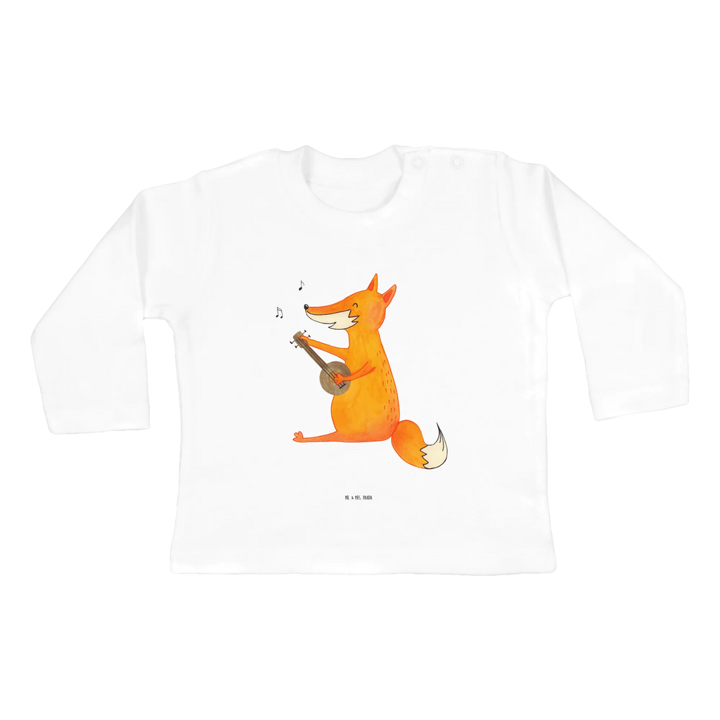 Baby long-sleeve Fox guitar Bio, Kleidung, Baby Shower, Langarm, Fuchs, Musik Spruch, Musikerin, Sänger, Gitarre, Sängerin, Geschenk Musiker, Füchse