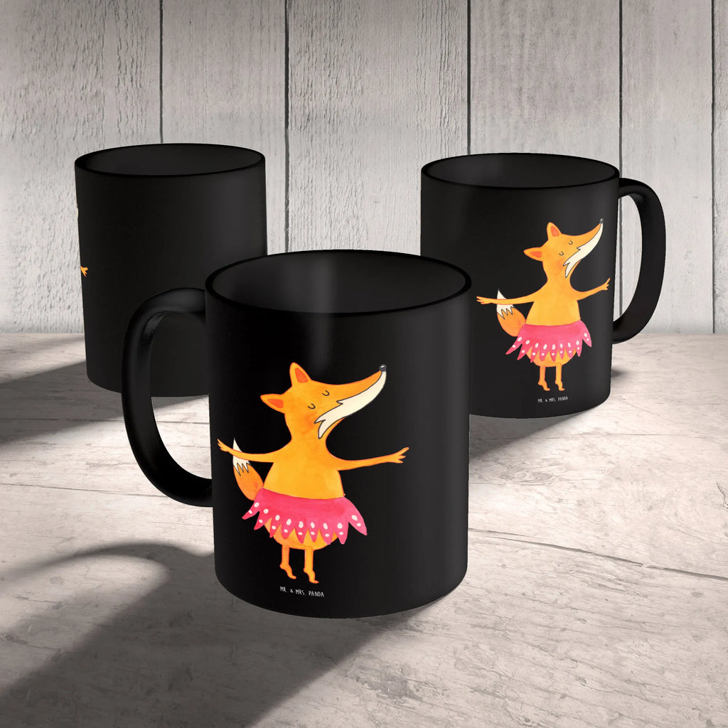 Tasse Fuchs Ballerina Tasse mit Motiven, Tasse mit Zitaten, Kaffeetasse, Porzellantasse, Tasse, Bürotasse, Keramiktasse, Teetasse, Geschenktasse, Fuchs, Ballett, Tänzerin, Füchsin, Party, Einladung, Fuchs Spruch, Geburtstag, Ballerina, Füchse, Tanzen