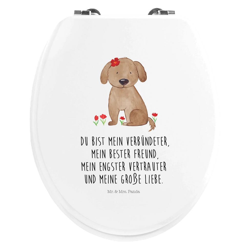 Motiv WC Sitz Hund Dame Toilette, Toilettendeckel, Klobrille, WC-Sitz, Klodeckel, Hund, Hundemotiv, Haustier, Hunderasse, Tierliebhaber, Hundebesitzer, Sprüche, Frauchen, Liebe, Hundeliebe, Hunde, Hundeglück
