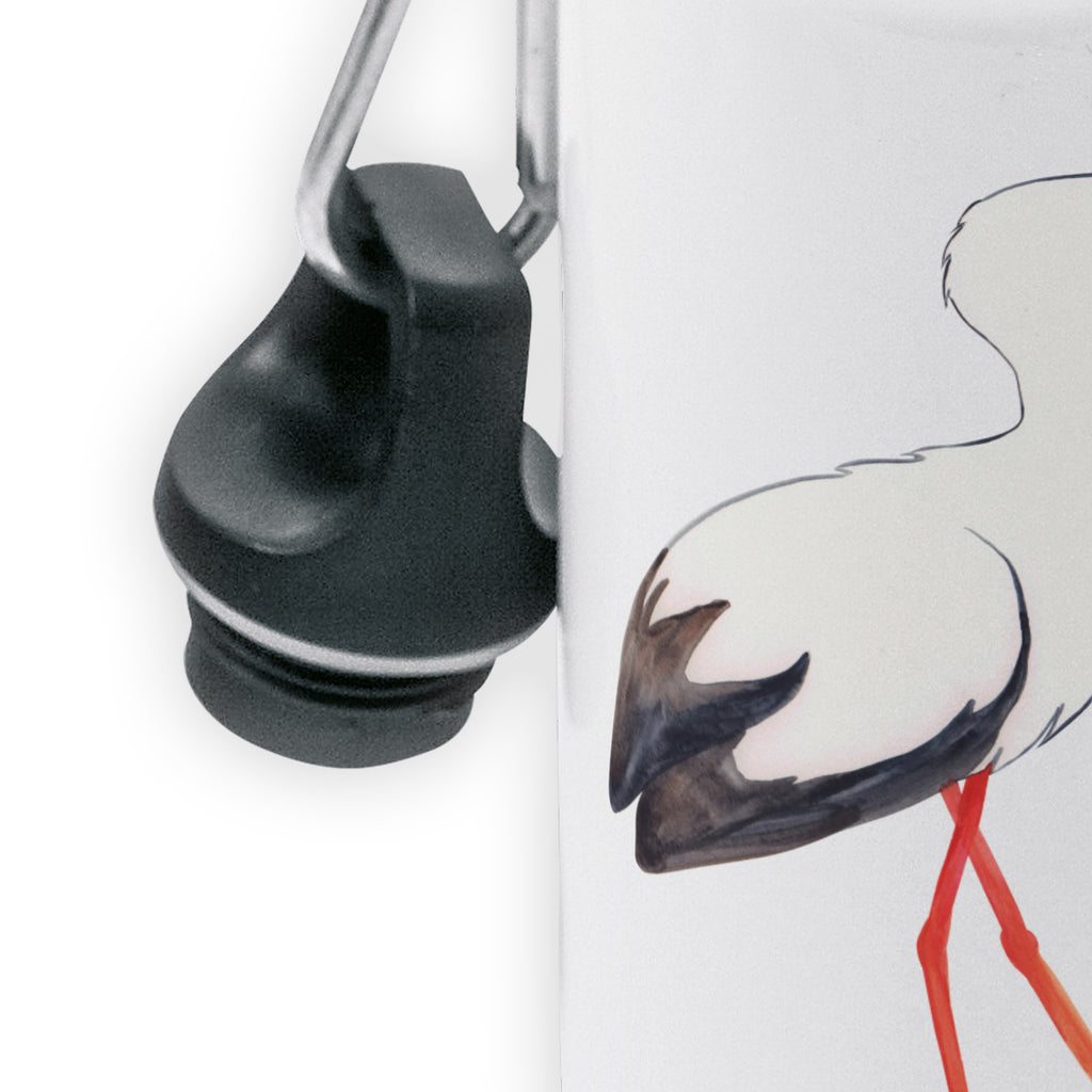 Dziecięca butelka do picia Bocian Motywy zwierzęce, dobra energia, zabawne powiedzonka, zwierzęta