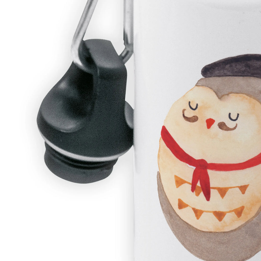 Kids drinks bottle Owl France Primary school, Bottle, Kids, Kindergarten bottle, Drinking bottle, Children's bottle, Children, owl, forest animal, bird, nocturnal, gift ideas, birthday present, illustrated, funny, romantic gift, owl decor, Owls, Owl decoration, Life is beautiful, La vie est belle, Say French, Say beautiful, France, Owl, hibou