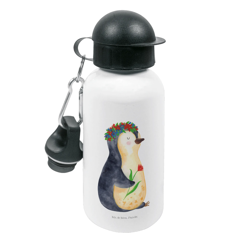 Kids drinks bottle Penguin Flower Kids, Children's bottle, Kindergarten bottle, Children, Drinking bottle, Bottle, Primary school, Penguin, North Pole, Winter, Penguins, lovesickness, wreath of flowers, love of life, goals, goals in life, wishes, life, motivation, penguins, universe, gift idea