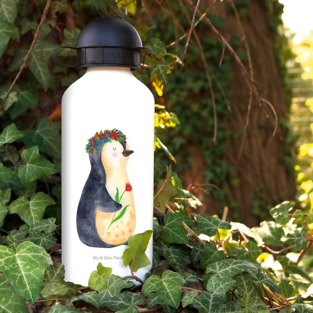 Kids drinks bottle Penguin Flower Kids, Children's bottle, Kindergarten bottle, Children, Drinking bottle, Bottle, Primary school, Penguin, North Pole, Winter, Penguins, lovesickness, wreath of flowers, love of life, goals, goals in life, wishes, life, motivation, penguins, universe, gift idea
