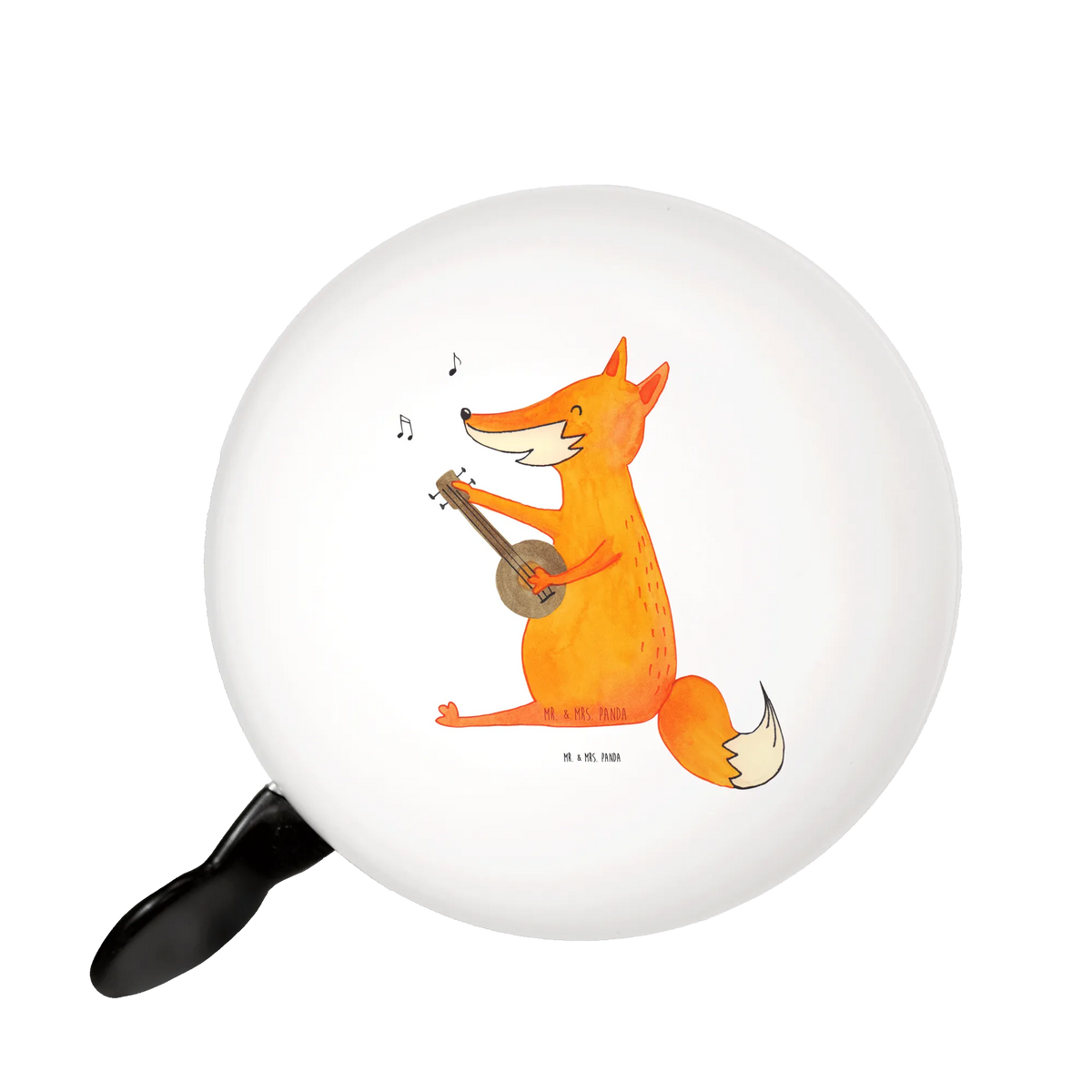 Bicycle bell Fox guitar motif, sound, bicycle bell, handlebar, mountain bike, fox, foxes, forest wildlife, clever as a fox, animal lover, singer, guitar, music saying, Fox, musician, gift musician