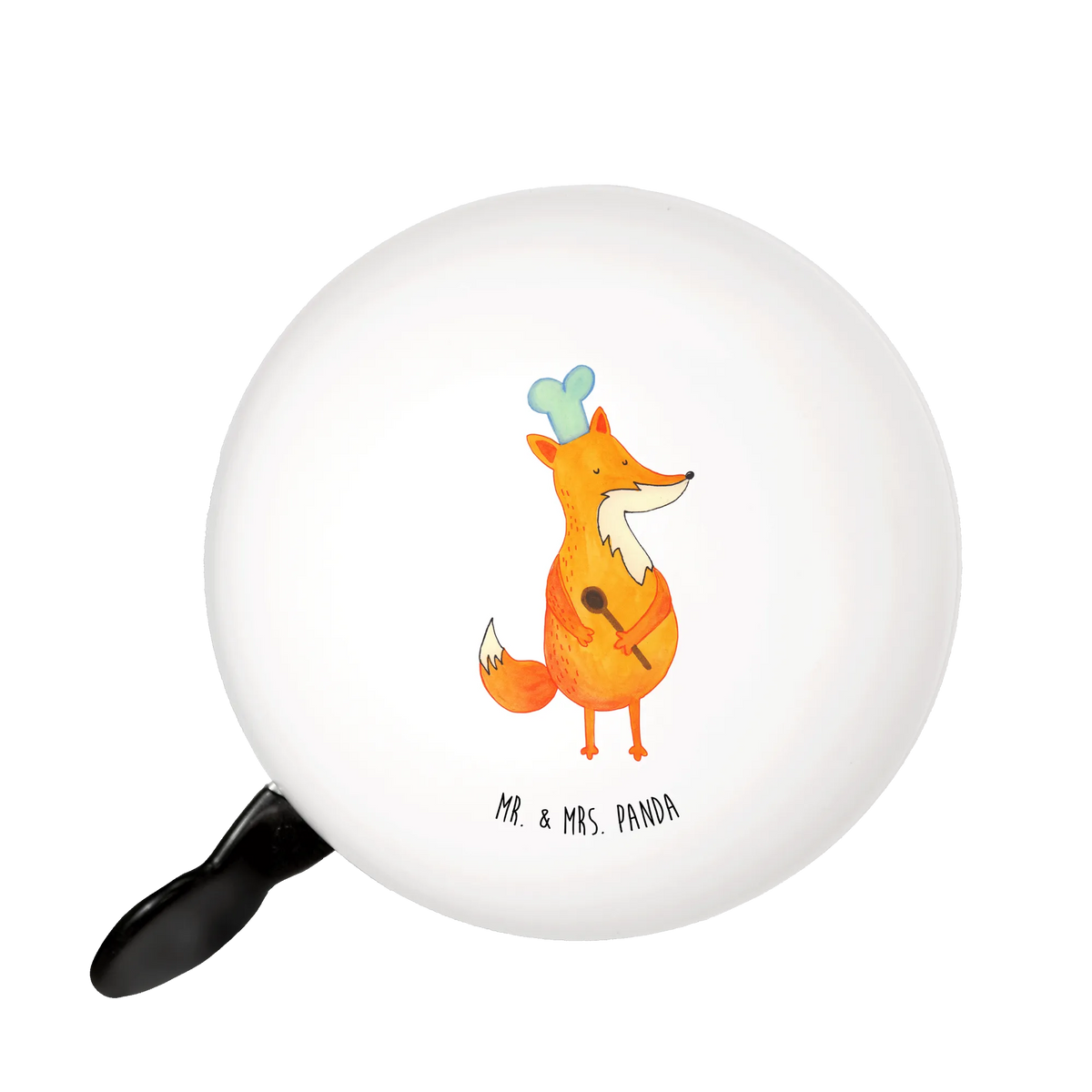 Bicycle bell Fox A cook mountain bike, bicycle bell, handlebar, motif, sound, fox, foxes, forest wildlife, clever as a fox, animal lover, Baker, Kitchen decoration, Kitchen slogan, Cook gift, Fox, Slogan funny, Party slogan, Chefs, funny