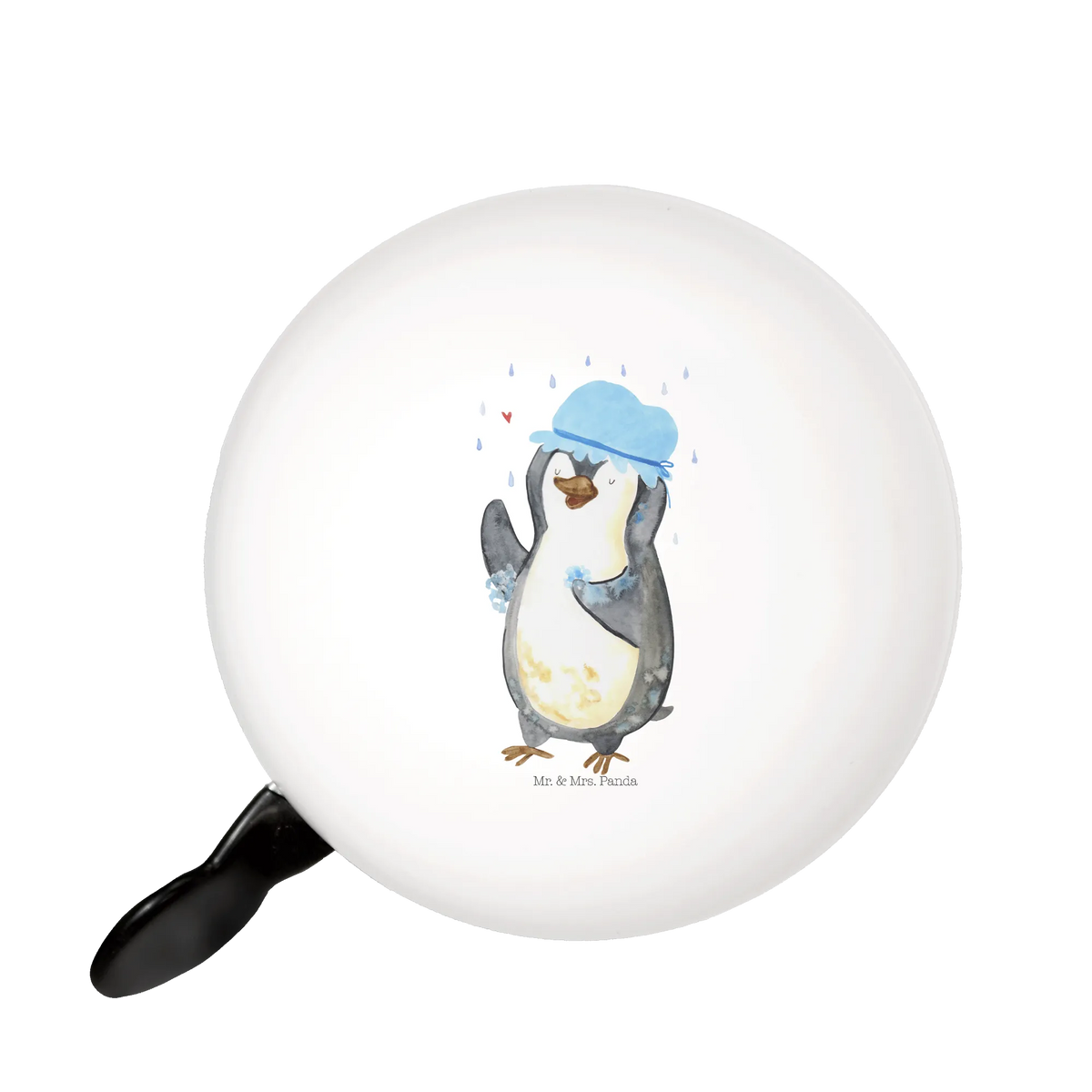 Bicycle bell Penguin have a shower handlebar, motif, sound, bicycle bell, mountain bike, Penguin, North Pole, Winter, Penguins, new start, life motto, being happy, motivation, shower, new beginning, penguins