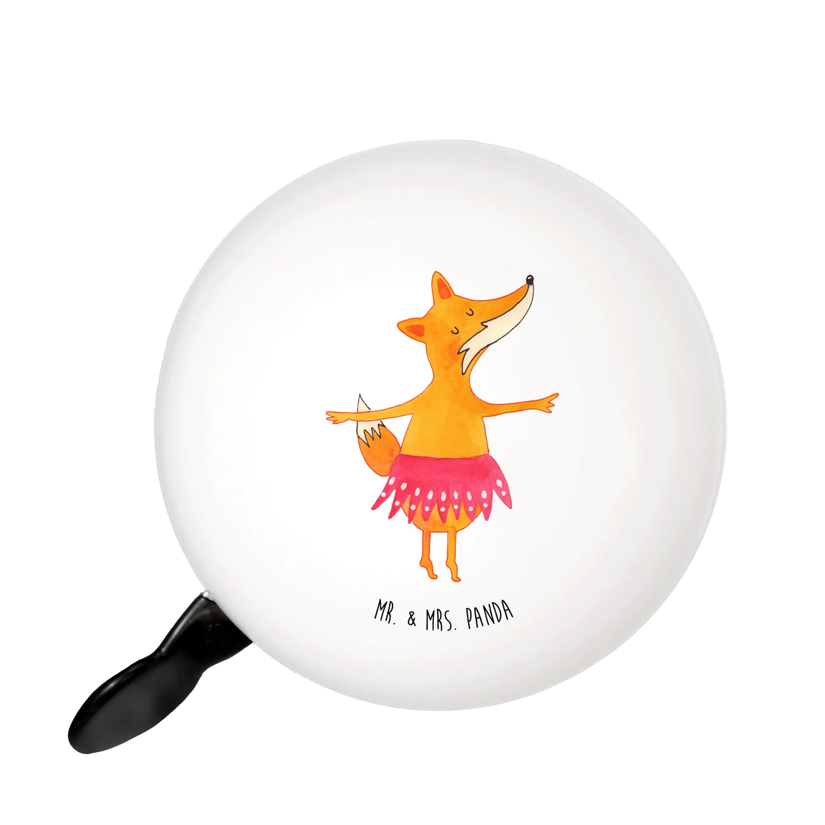 Bicycle bell Fox ballerina bicycle bell, motif, mountain bike, sound, handlebar, fox, foxes, forest wildlife, clever as a fox, animal lover, birthday, fox saying, dancing, invitation, party, ballerina, ballet, dancer, vixen