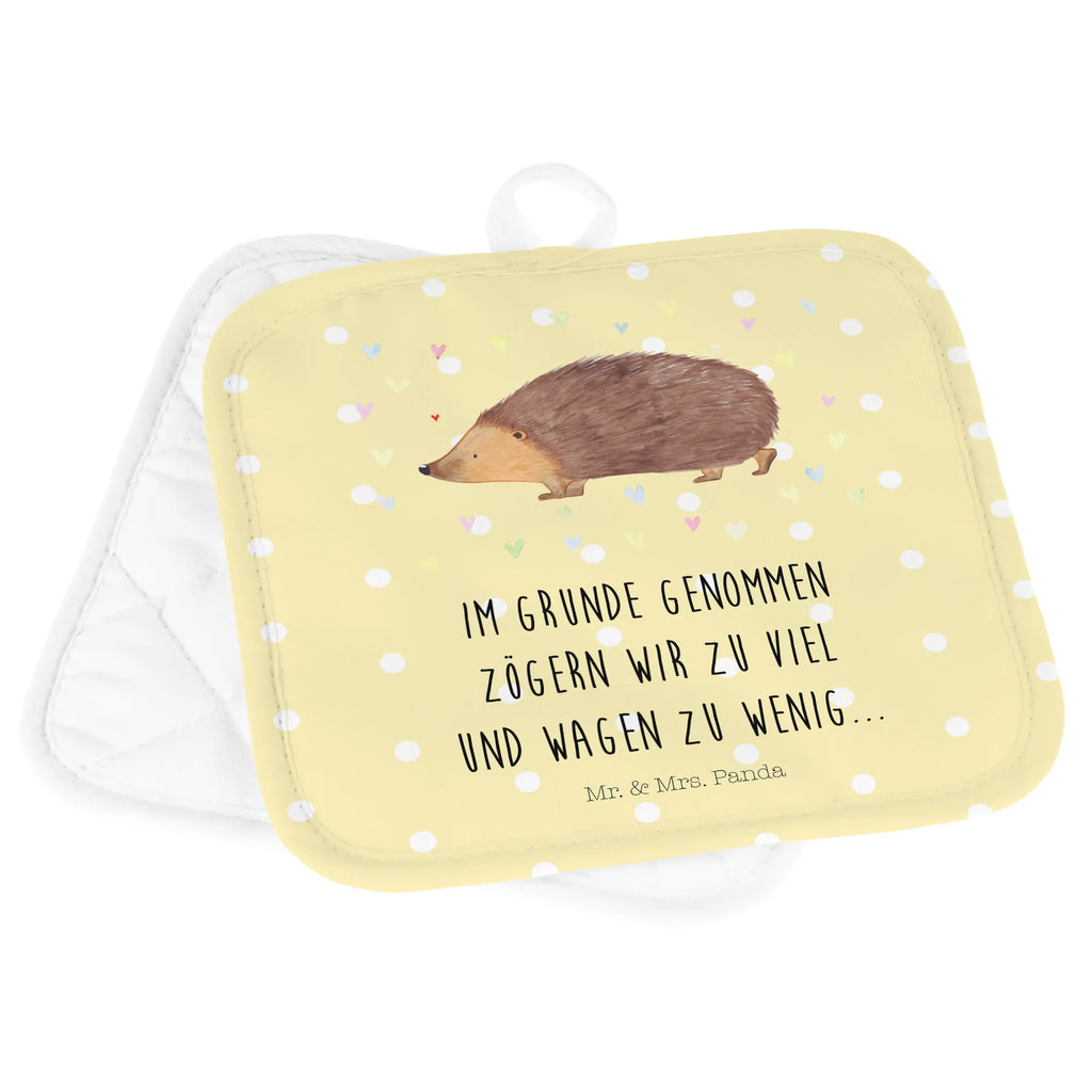 2er Set Topflappen  Igel Herzen Topflappen, Topfhandschuhe, Topflappenset, 2er Set Topflappen, Topflappen Set, topfhalter, Topfuntersetzer, Topflappen 2er Set, Lustige Sprüche, Tiere, Tiermotive, Gute Laune, Herzen, Vertrauen, Kuss, Igel, Herz, Liebe, Leben